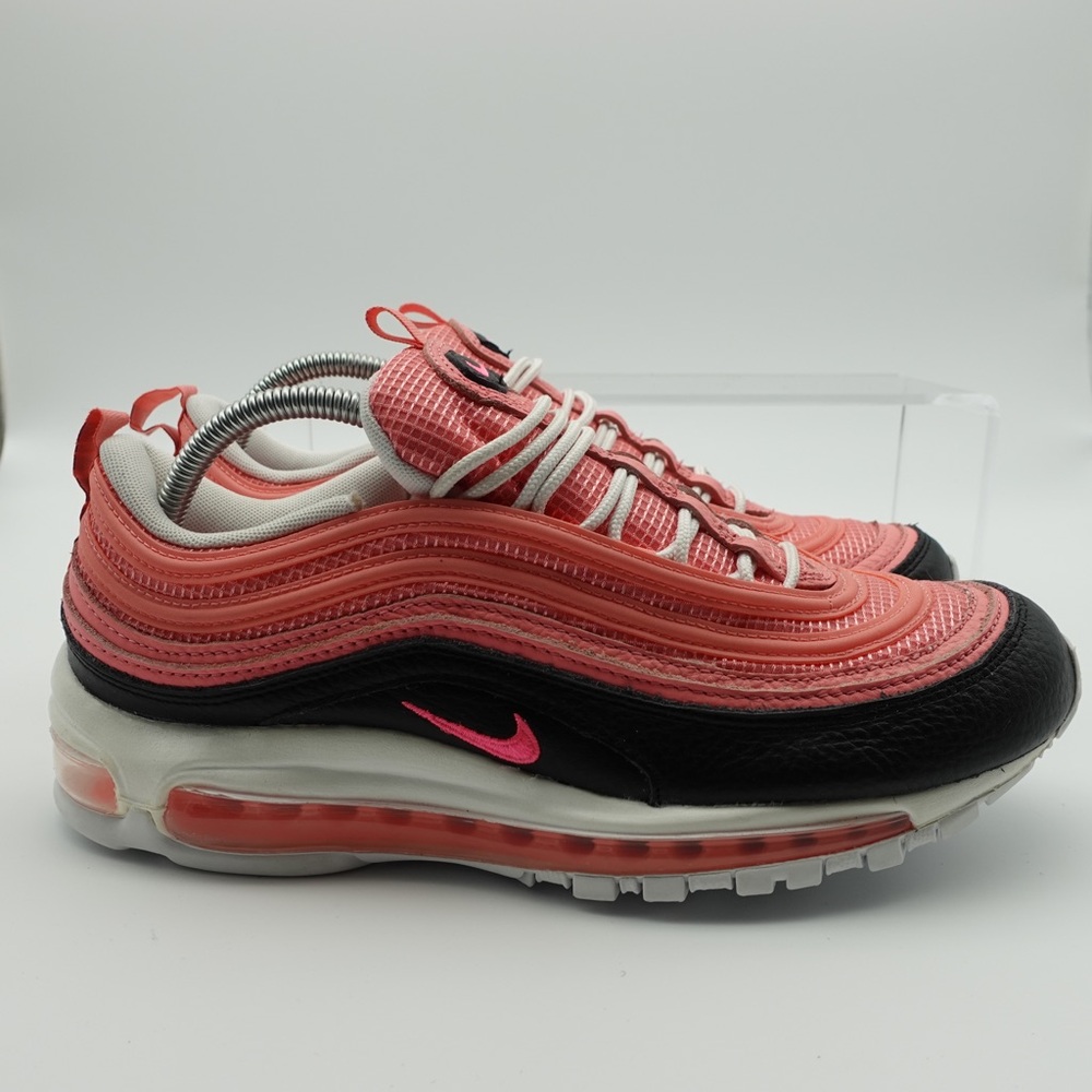 Nike Air Max 97 Men Size 9.5 Shoes Pink Running Athletic Sneakers Training